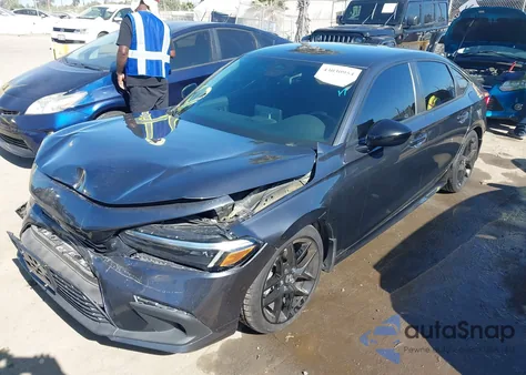 2022 Honda Civic Sport z USA, uszkodzony, nr VIN 2HGFE2F53NH531322